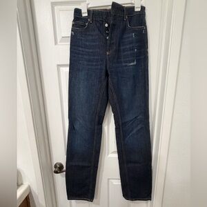 Zara Women's Dark Blue Denim Jeans